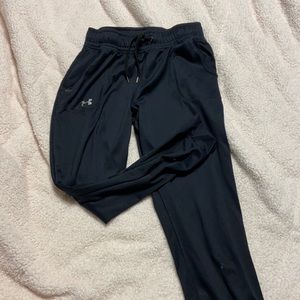 Black UA joggers
